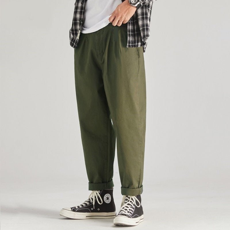 Pantalon Vert Kaki