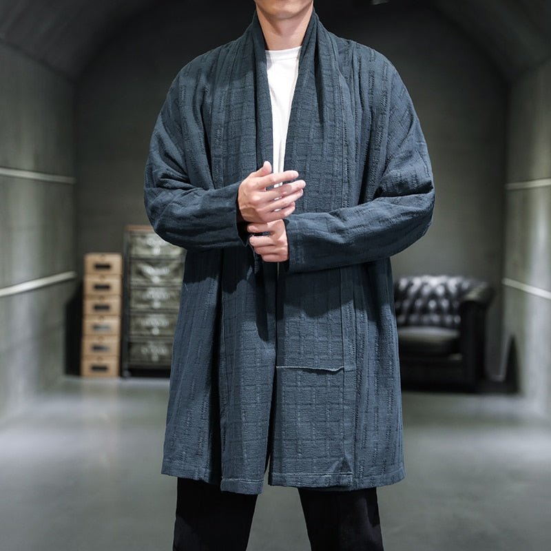 Veste Longue Kimono Homme