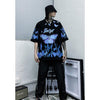 T-Shirt "Blue Flame" -TENSHI™ STREETWEAR